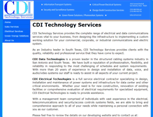 Tablet Screenshot of cdi-tech.net